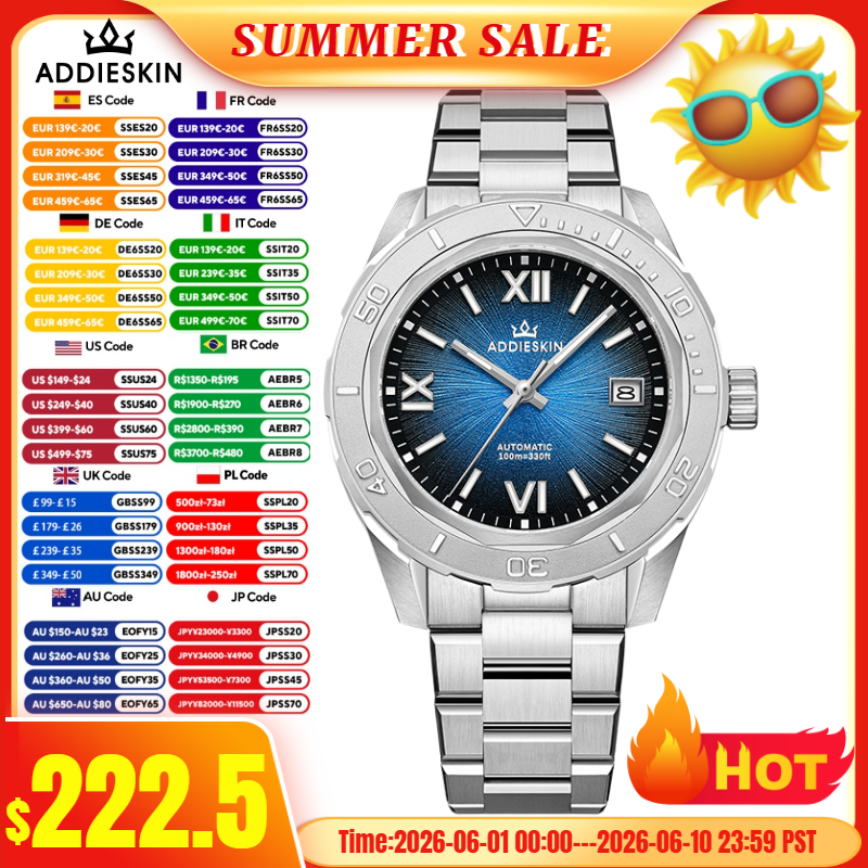 Jewels In Quartz Watches - AddiesKin K002 Automatic Mechanical Luxury Watch
