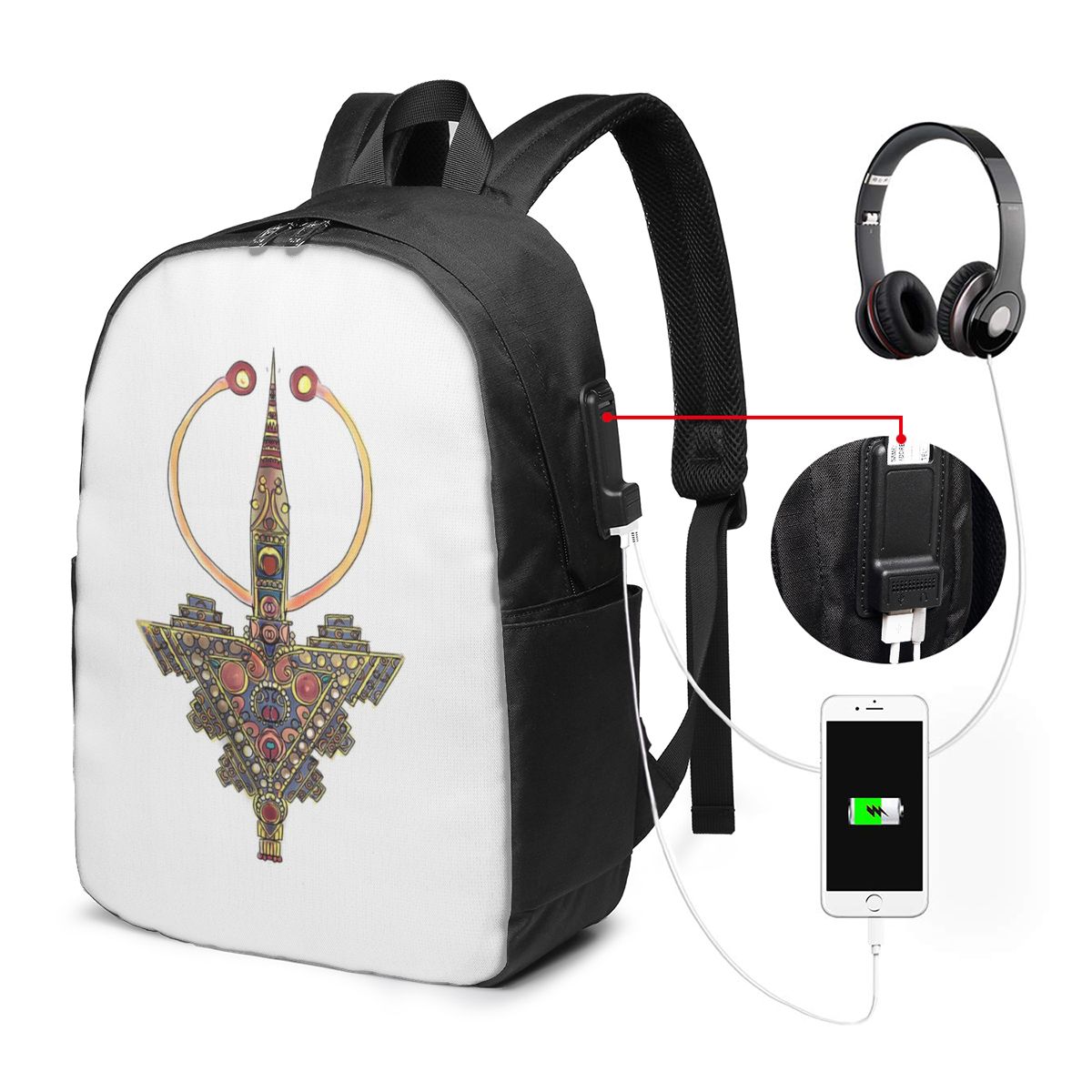 Jewelry & Watches Sp Z Oo Ul Frezerów 3 - Kabyle Jewelry Amazigh MoroccoBackpack Travel Notebook