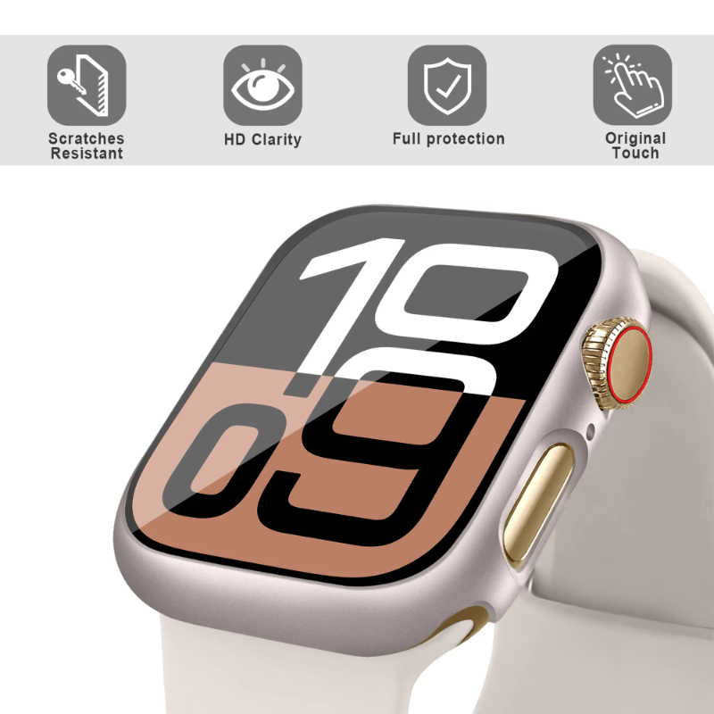 Tempered Glass+Case For Apple  - Jewelry Smart Watches recensione e prezzo