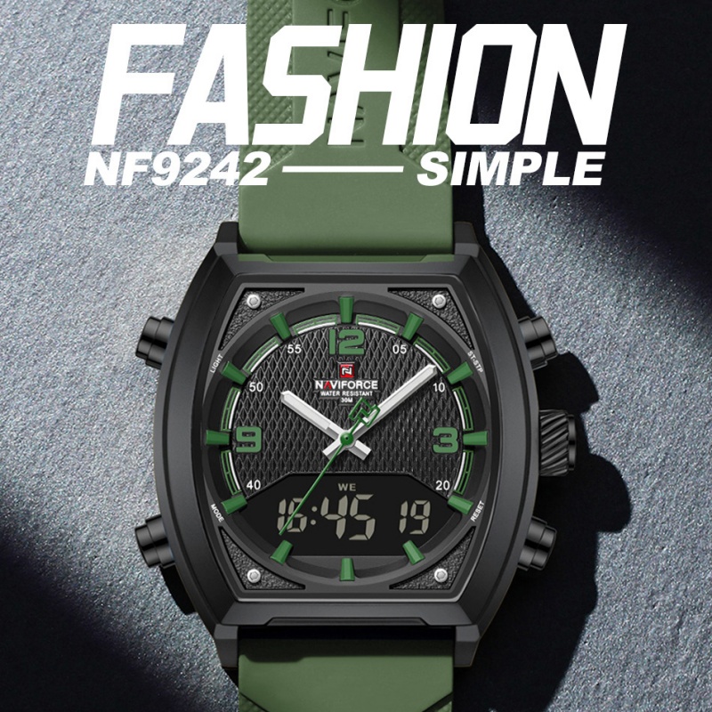 NAVIFORCE Men Dual Display Wat - Watch Display Box recensione e prezzo