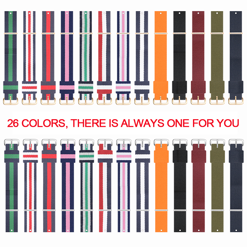 Watch Strap for dw Nylon Strap - Daniel Wellington Watches & Jewelry Online Store recensione e prezzo