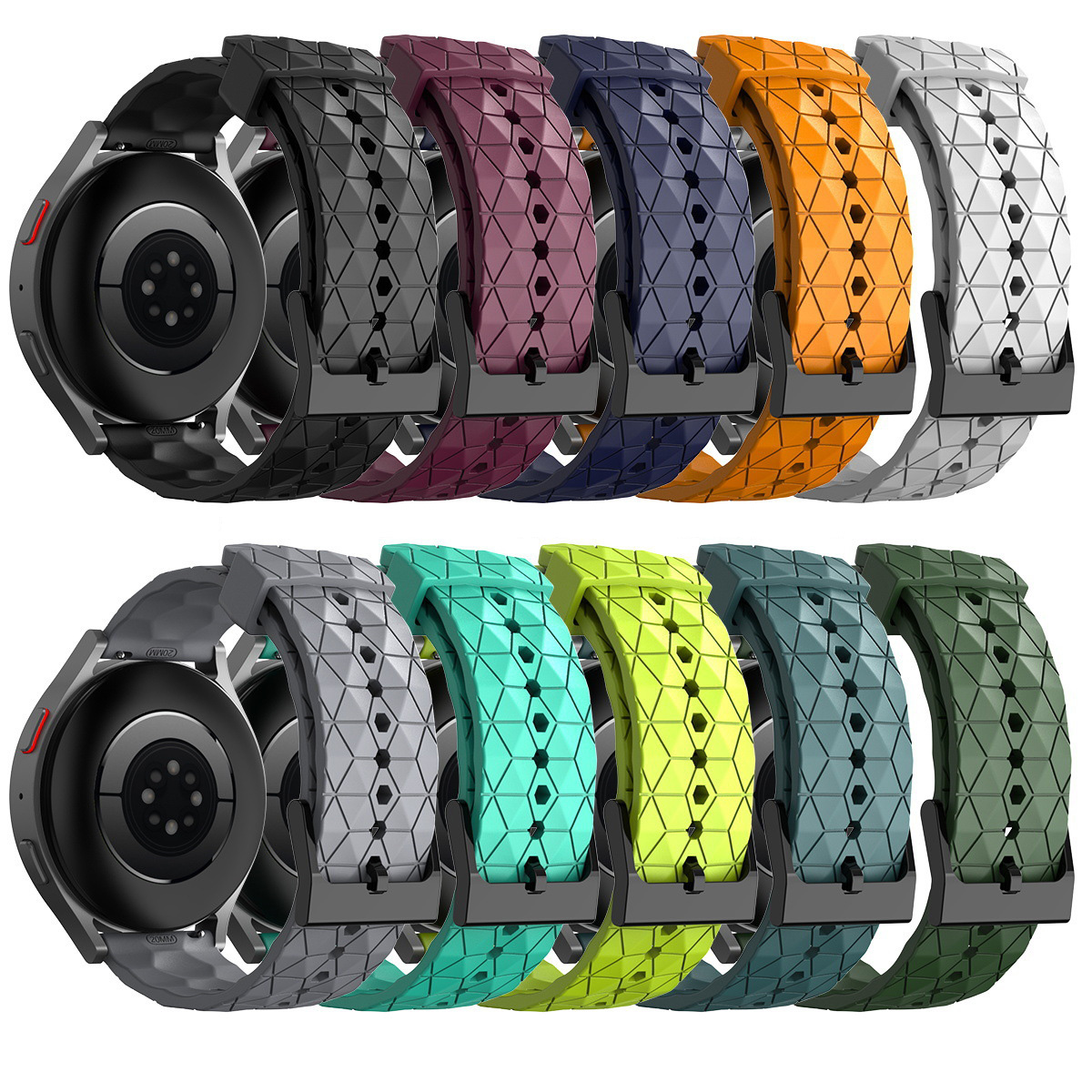 20/22mm Silicone Watch Strap F - A1 Watches & Jewelry New York Photos recensione e prezzo