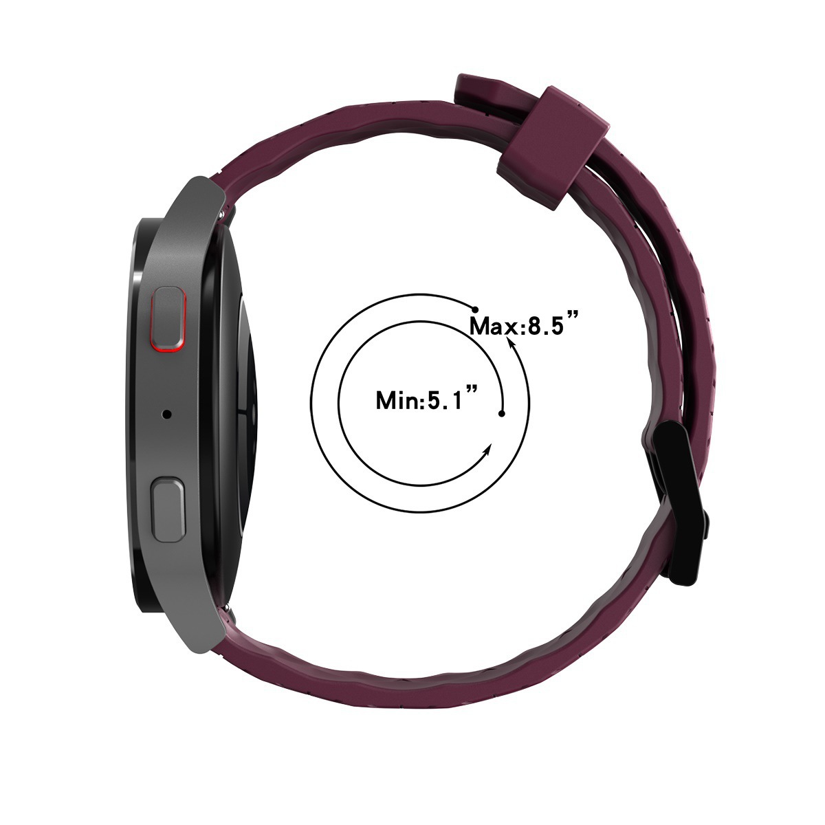 20/22mm Silicone Watch Strap F - A1 Watches & Jewelry New York Photos recensione e prezzo