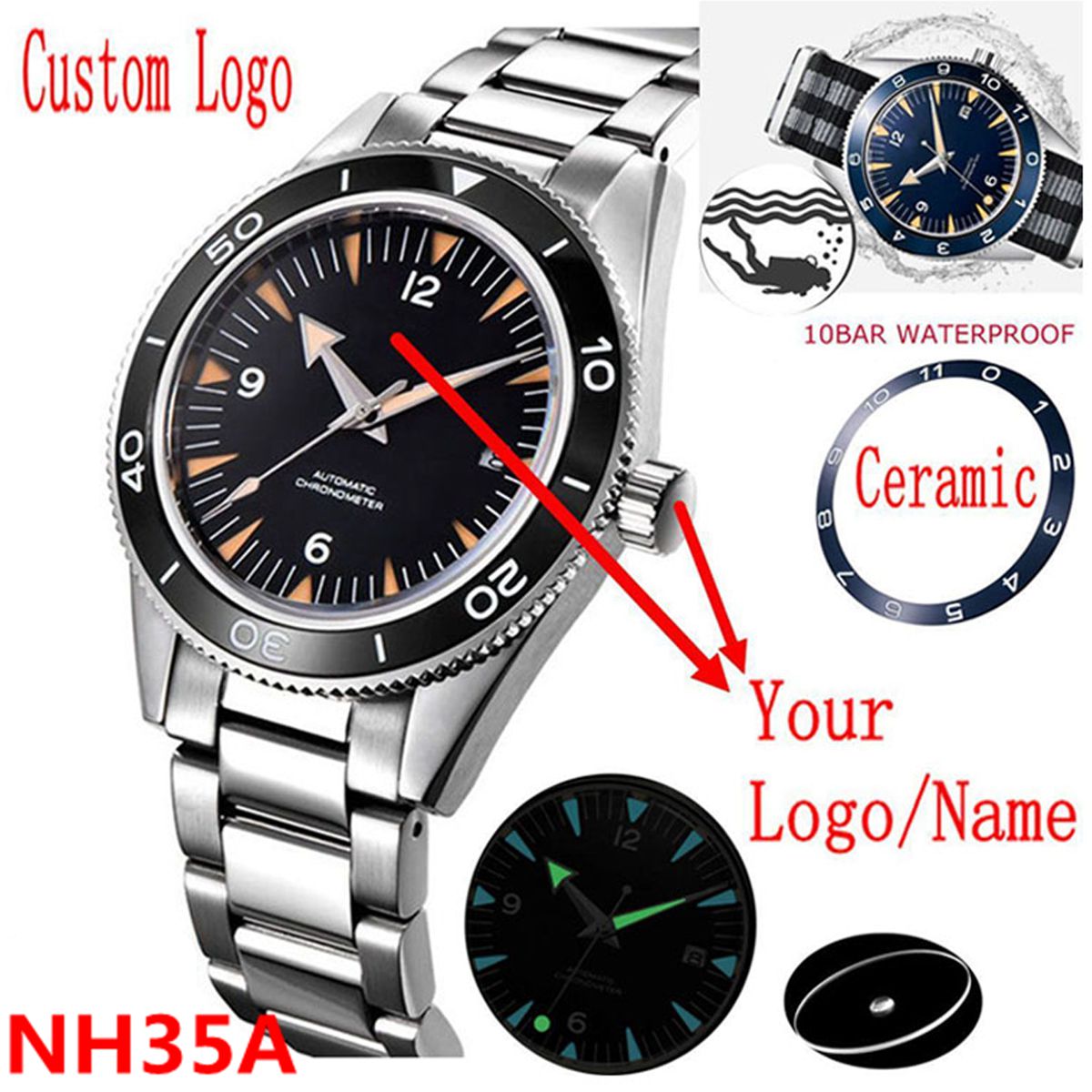 Custom Logo NH35 Movement Watc - Automatic Watch Winder recensione e prezzo