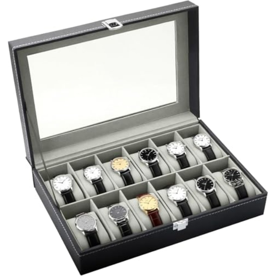 Watch Box Organizer Slots Upgr - Watch Display Box recensione e prezzo