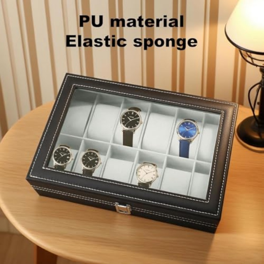 Watch Box Organizer Slots Upgr - Watch Display Box recensione e prezzo