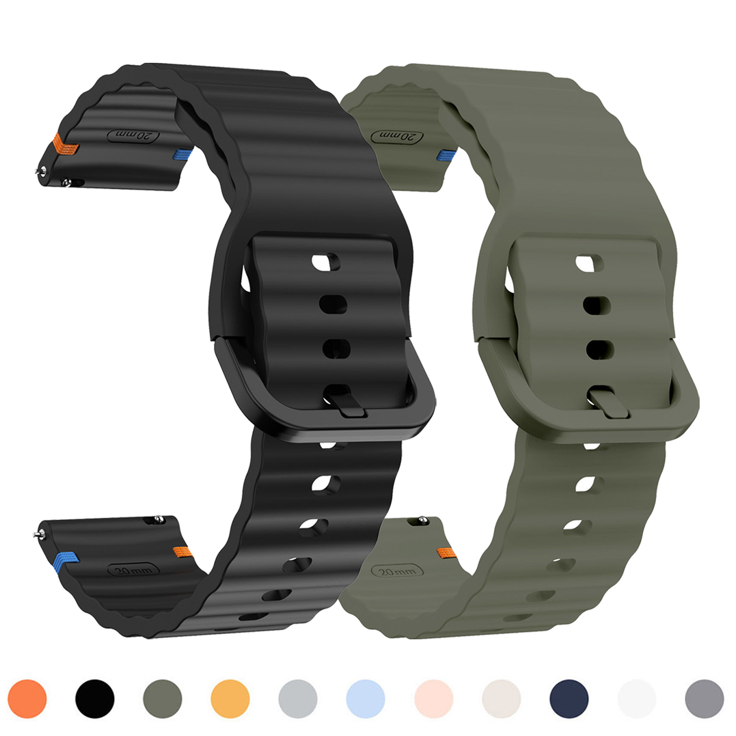 22mm Silicone Wriststrap For X - A1 Watches & Jewelry New York Photos recensione e prezzo