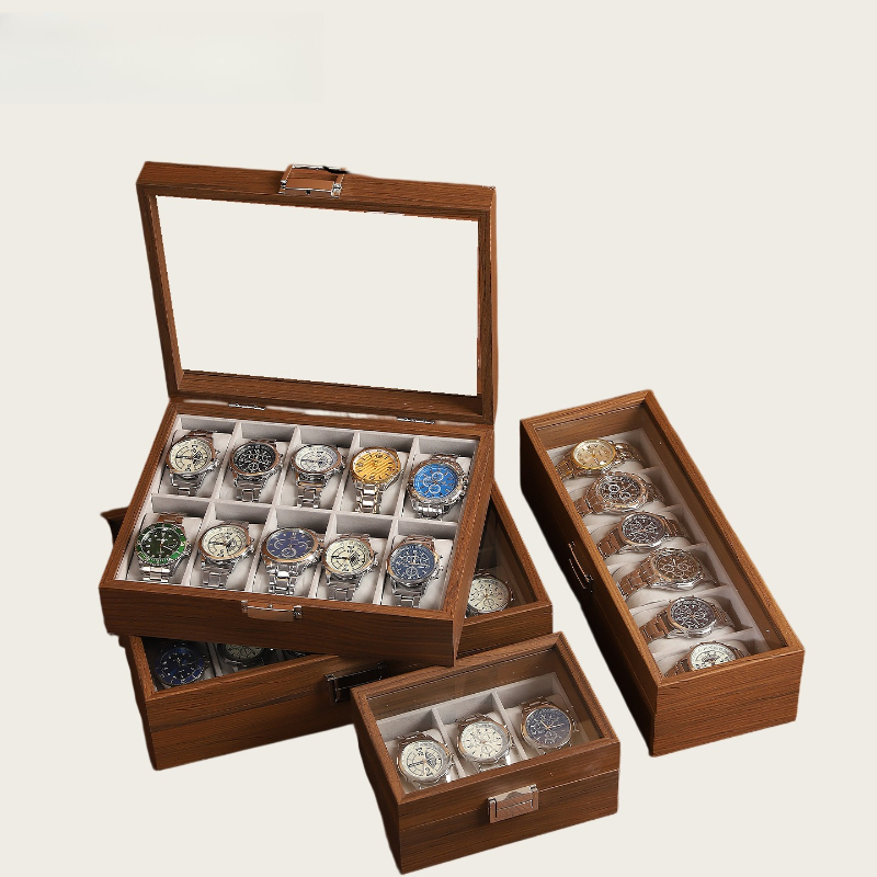 Wood Grain Watch Box 2/3/6/10  - Watch Display Box recensione e prezzo
