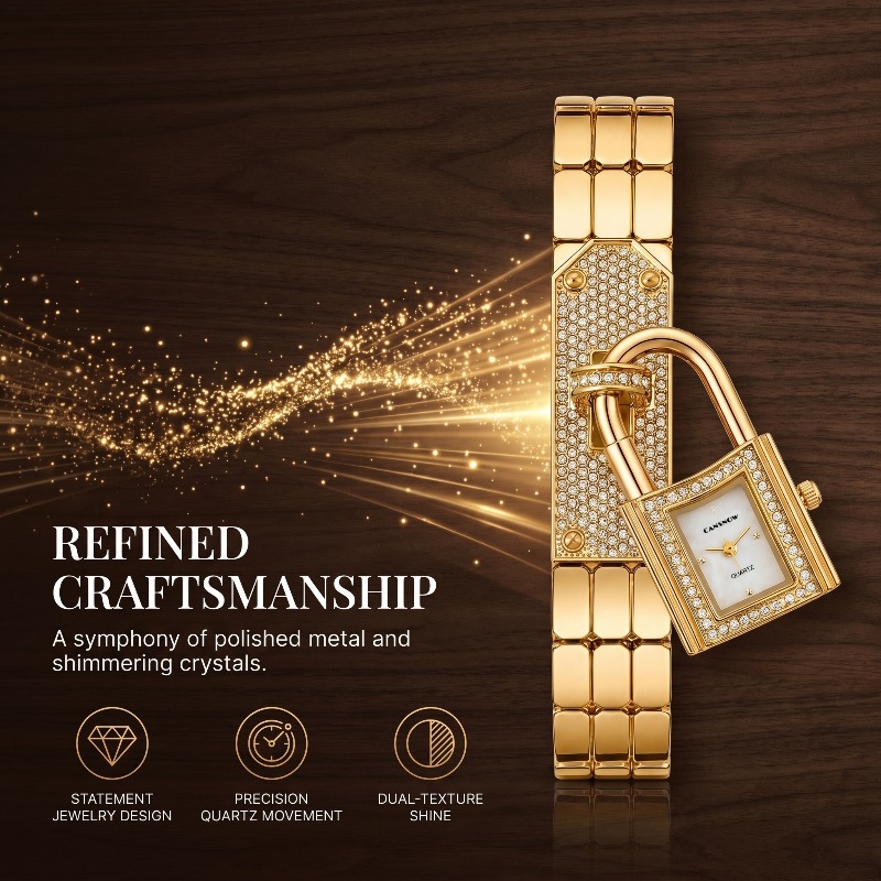 Unique Women's Lock Watch Luxu - Unique Jewelry Watches recensione e prezzo