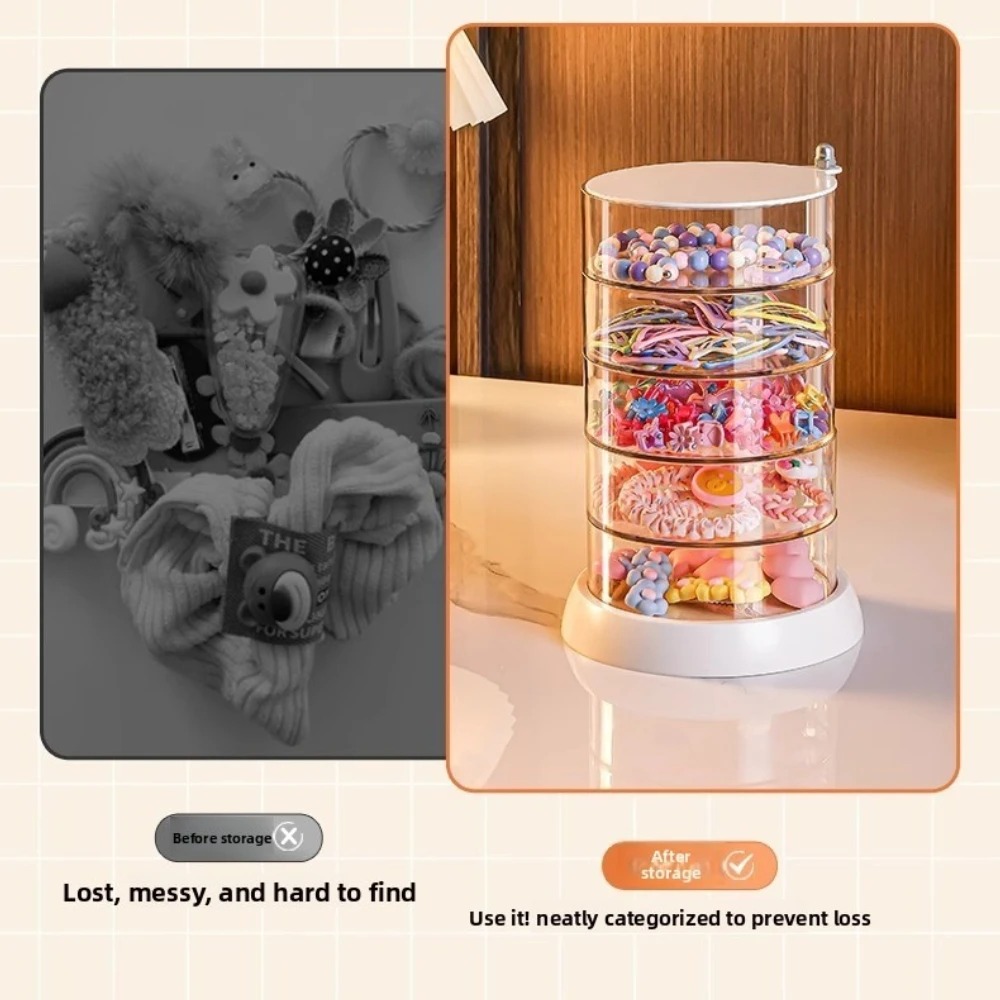 360 Rotating Clear Hair Access - Jewelry & Watches Sp Z Oo Ul Frezerów 3 recensione e prezzo