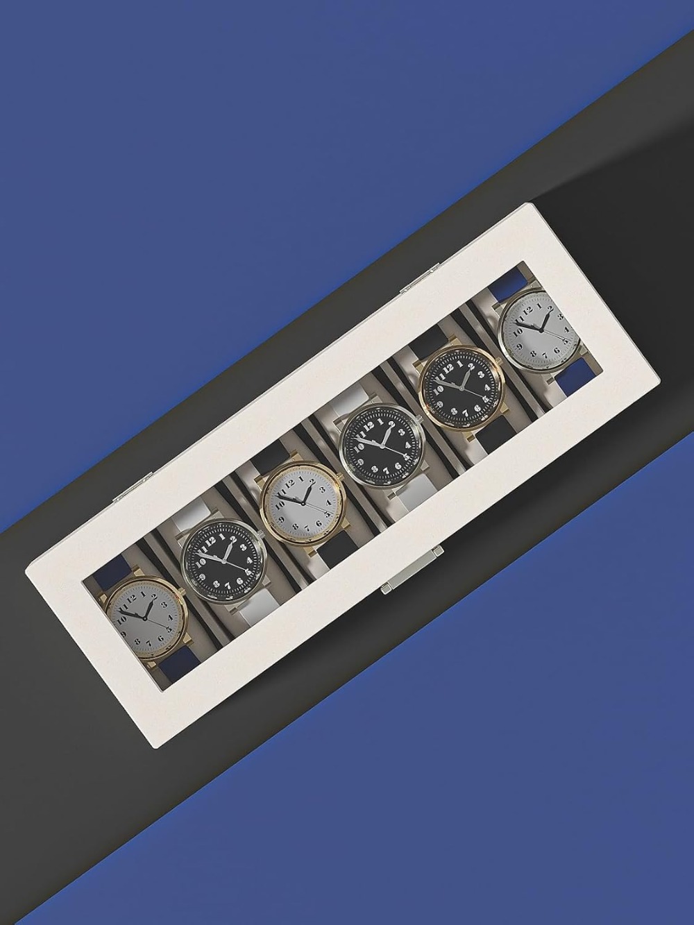 Leather Watch Display Case 6-S - Watch Display Box recensione e prezzo