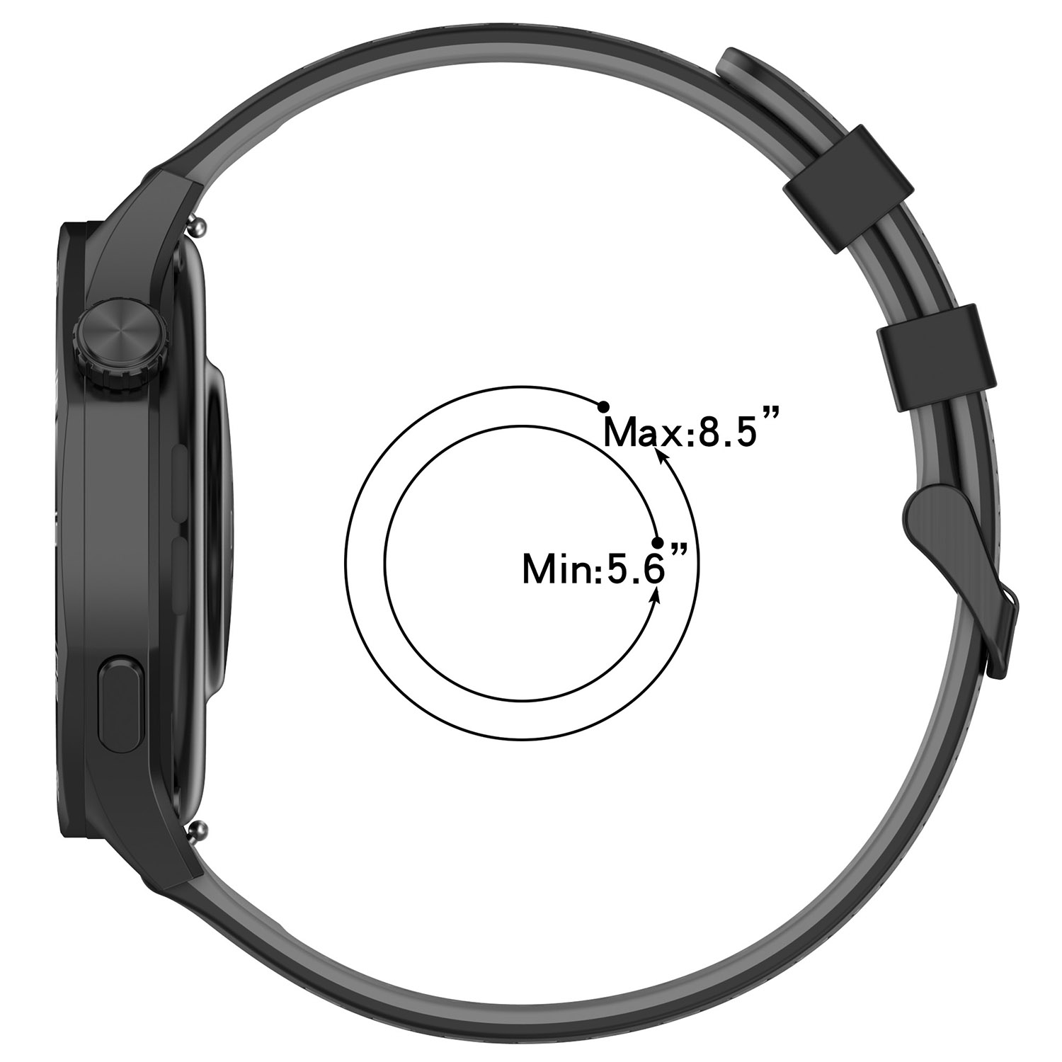 22mm Sports Silicone Strap For - A1 Watches & Jewelry New York Photos recensione e prezzo