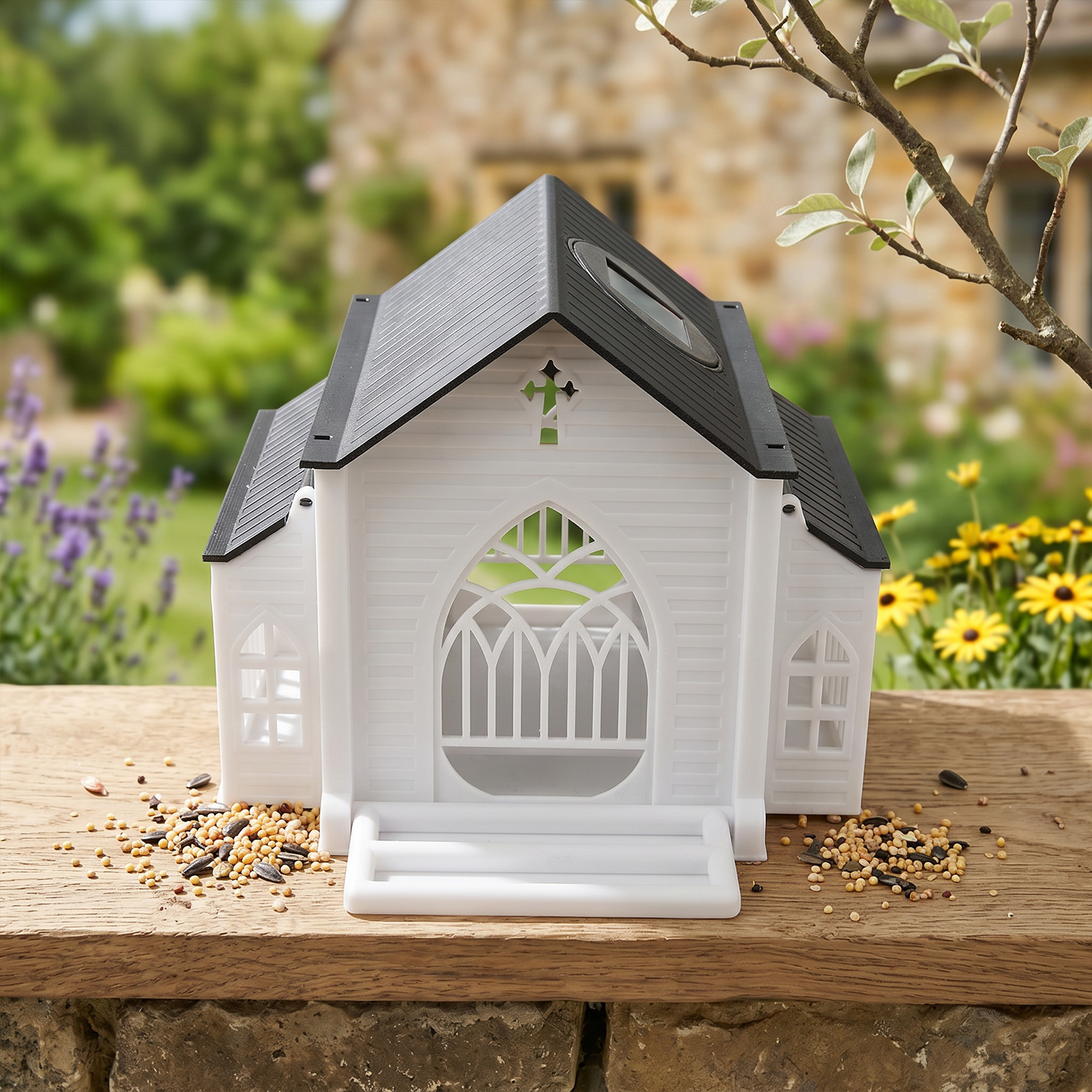 Church-Shaped Metal Bird Feede - Watches & Jewelry Repair Center New York recensione e prezzo