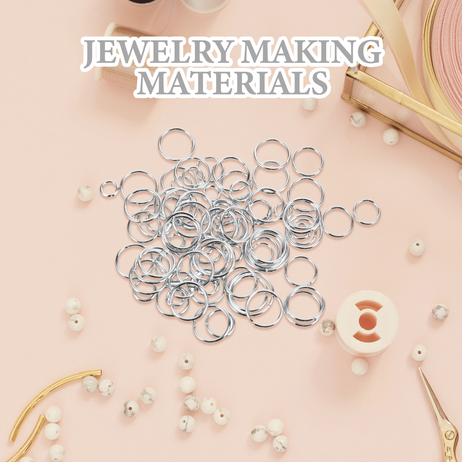 1200Pcs Metal Open Jump Rings  - Jewelry Repair & Watches Photos recensione e prezzo