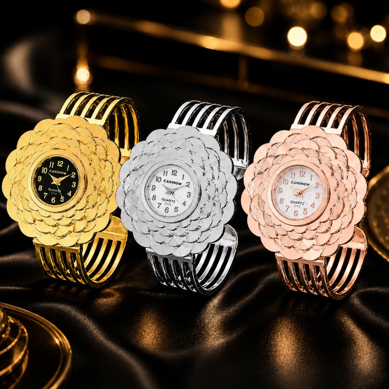 Elegant Women's Flower Quartz  - Unique Jewelry Watches recensione e prezzo