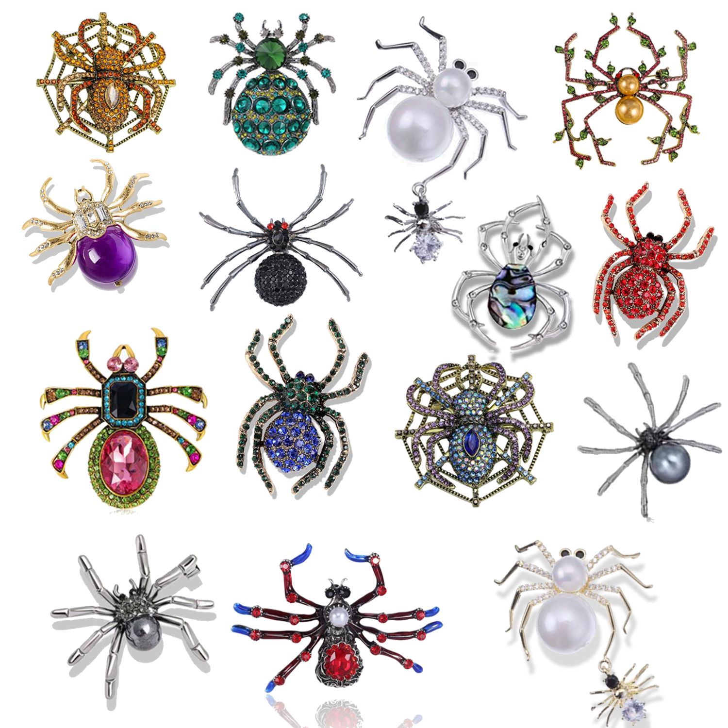 Hot Punk Exaggerated Spider Br - Al Ain Jewelry & Watches Exhibition 2025 recensione e prezzo