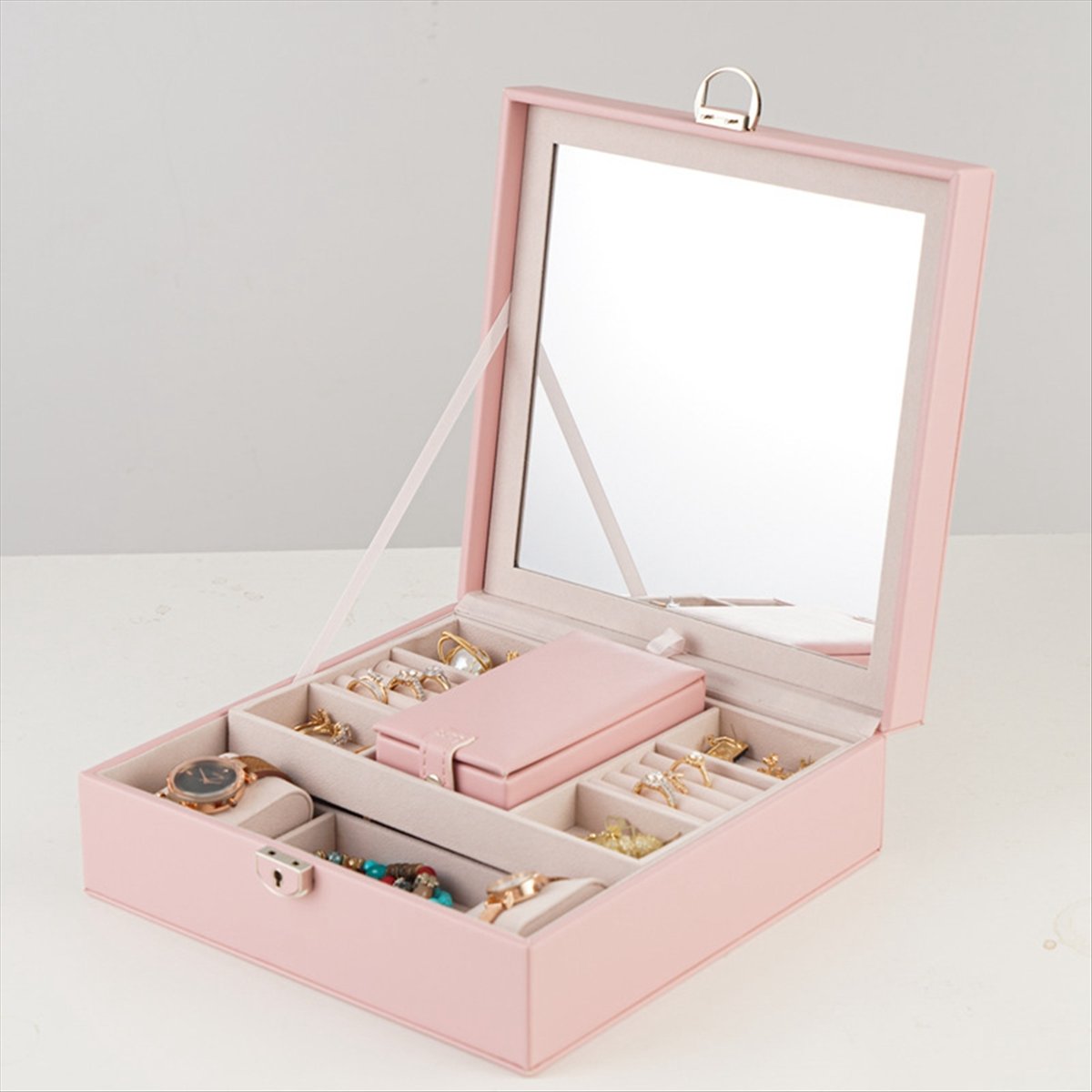 ABQR Girly Pink Jewelry Box Je - Jewelry & Watches Sp Z Oo Ul Frezerów 3 recensione e prezzo