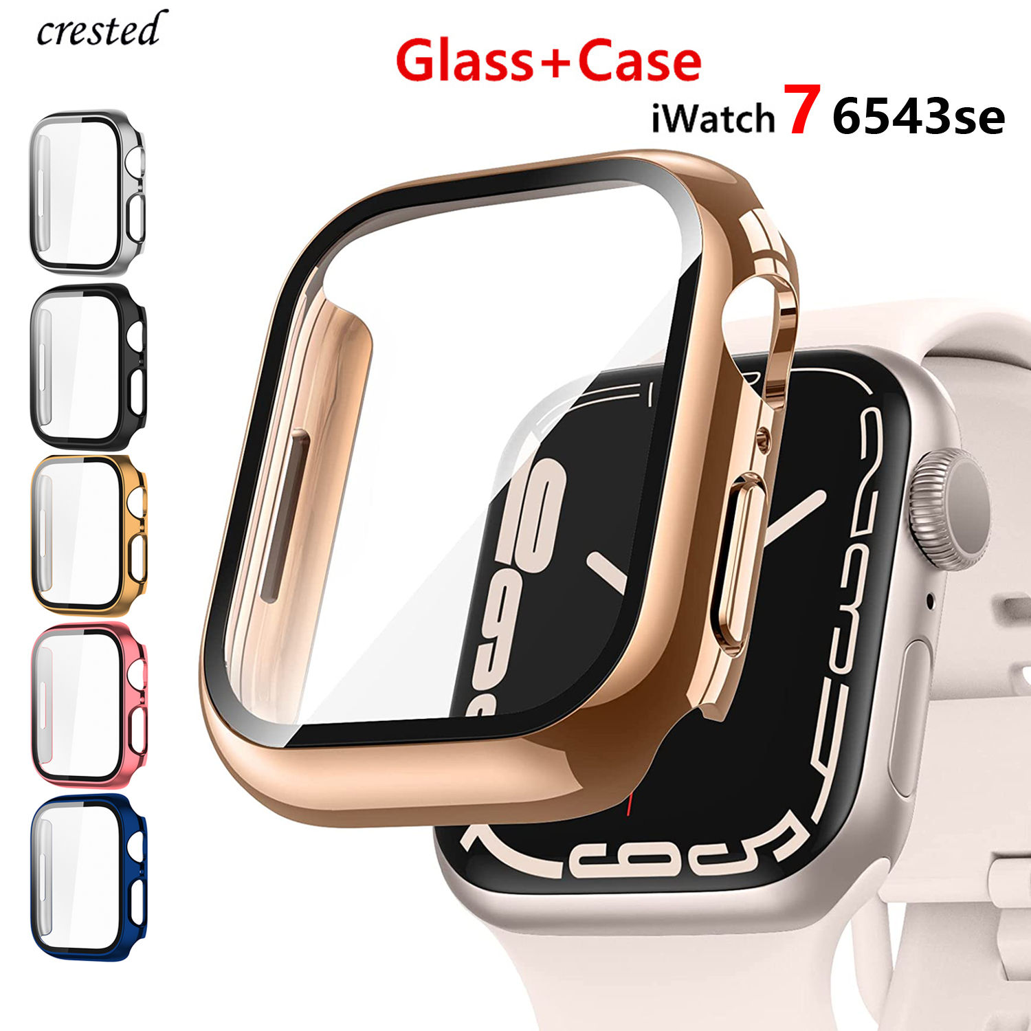 Glass+cover For Apple Watch Ca - Jewelry Smart Watches recensione e prezzo