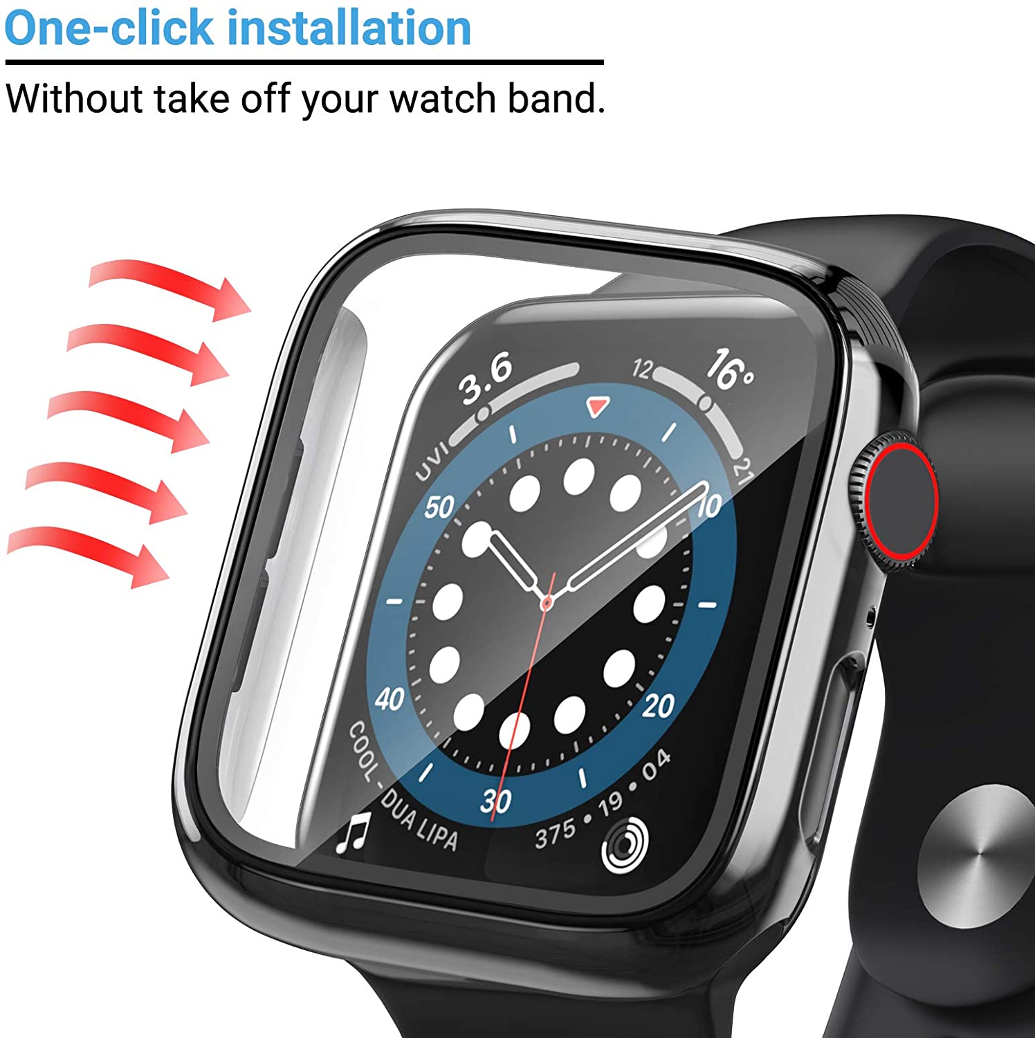 Glass+cover For Apple Watch Ca - Jewelry Smart Watches recensione e prezzo