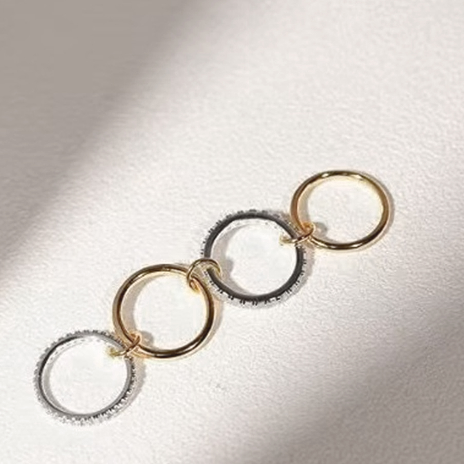 4 Pcs Interlocked Stackable Ri - Jewelry & Watches Sp Z Oo Ul Frezerów 3 recensione e prezzo