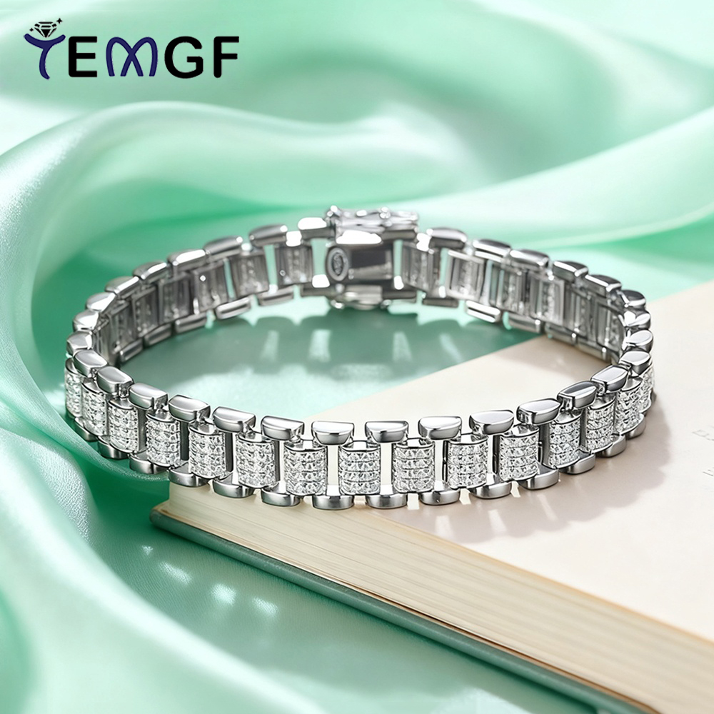 TEMGF Full Moissanite Bracelet - Unique Jewelry Watches recensione e prezzo