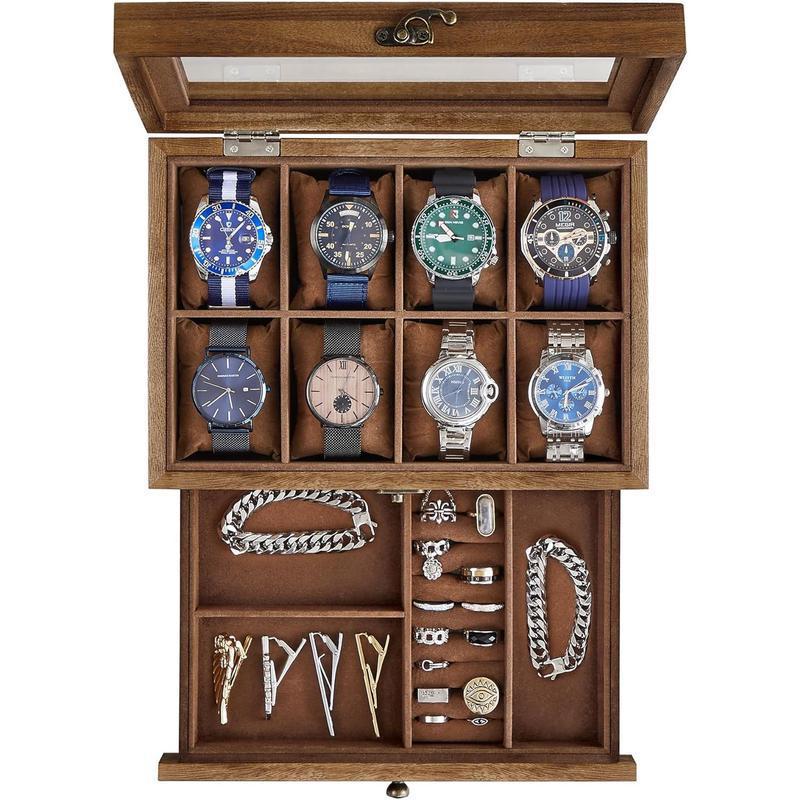 Watch Storage Box Watch Box 2- - Jewelry Y Watches recensione e prezzo