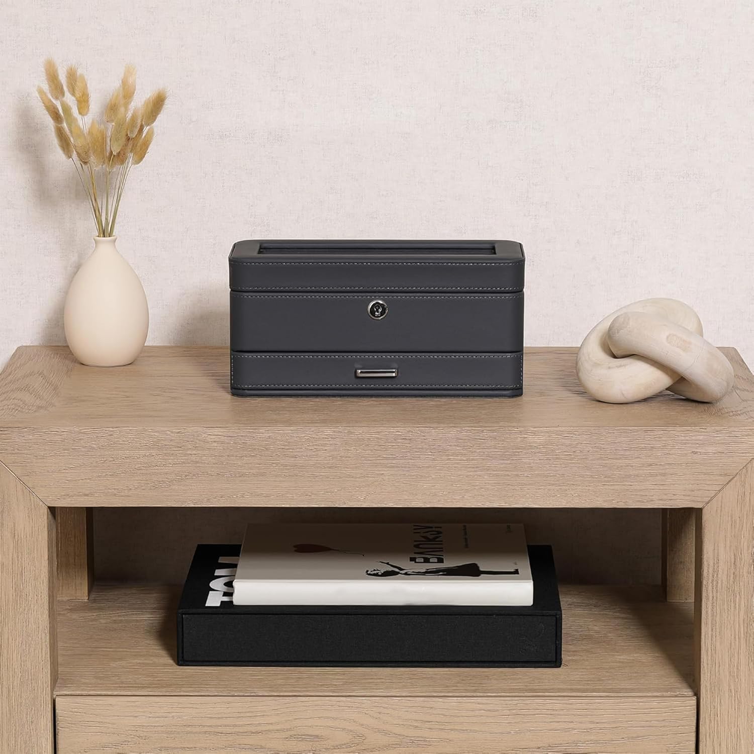 Luxury 4-Slot Watch Box with V - Watch Display Box recensione e prezzo