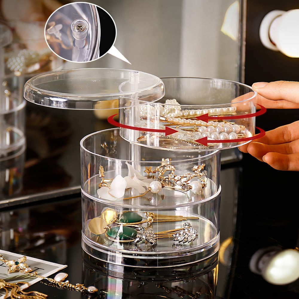 360 Rotating Jewelry Organizer - Jewelry & Watches Sp Z Oo Ul Frezerów 3 recensione e prezzo
