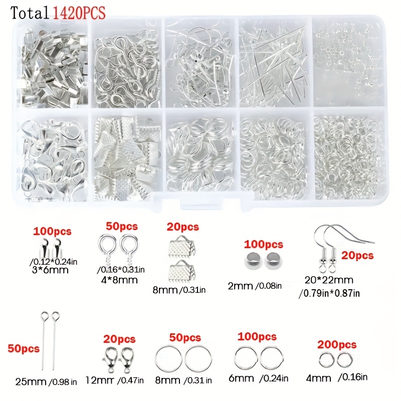 1420pcs 1box Jewelry Findings  - Jewelry Repair & Watches Photos recensione e prezzo