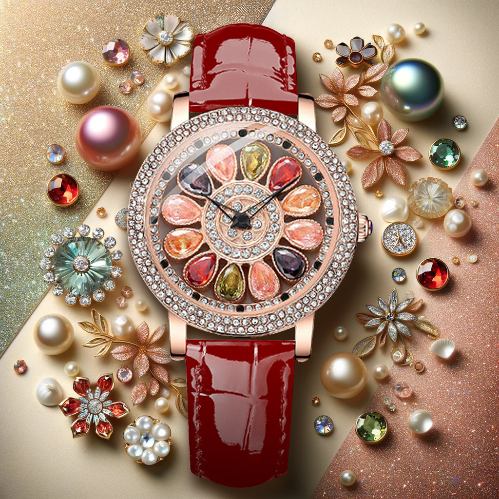 New Spinning Fresh and Beautif - Jewels In Quartz Watches recensione e prezzo
