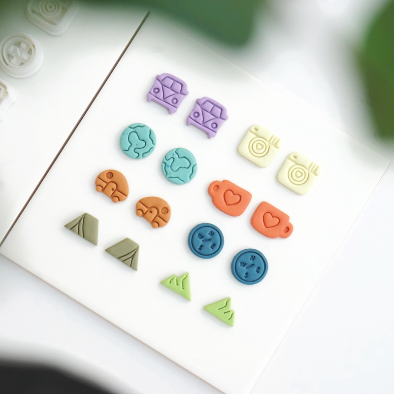 19mm Earring Polymer Clay Cutt - Al Ain Jewelry & Watches Exhibition 2025 recensione e prezzo