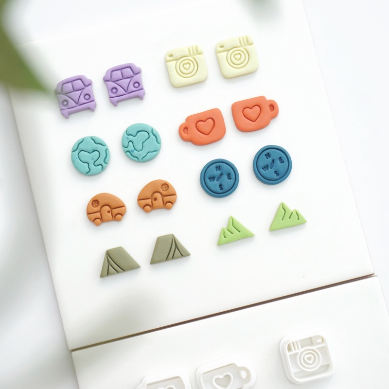 19mm Earring Polymer Clay Cutt - Al Ain Jewelry & Watches Exhibition 2025 recensione e prezzo