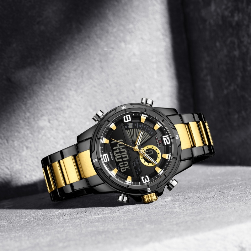 NAVIFORCE Men Dual Display Wat - Watch Display Box recensione e prezzo