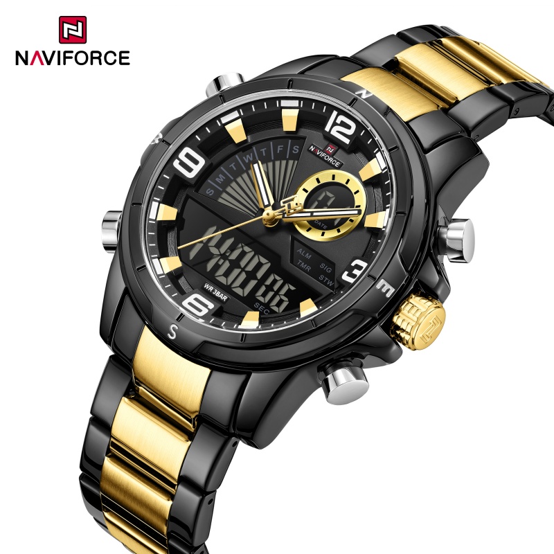 NAVIFORCE Men Dual Display Wat - Watch Display Box recensione e prezzo