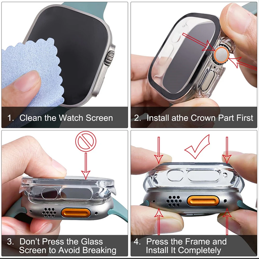 Glass+case For Apple Watch Ult - Jewelry Smart Watches recensione e prezzo