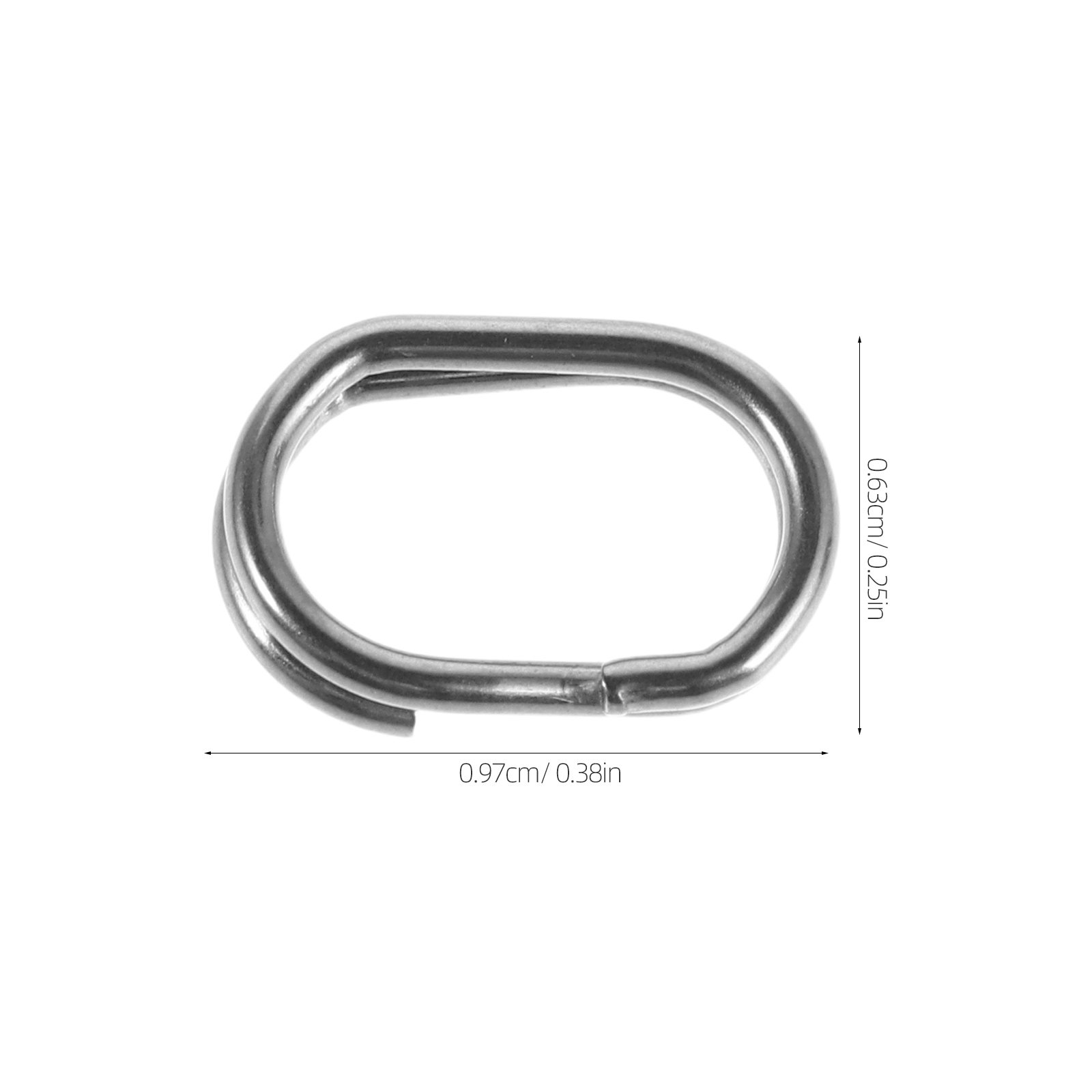 100Pcs Oval Stainless Steel Do - Jewelry Repair & Watches Photos recensione e prezzo